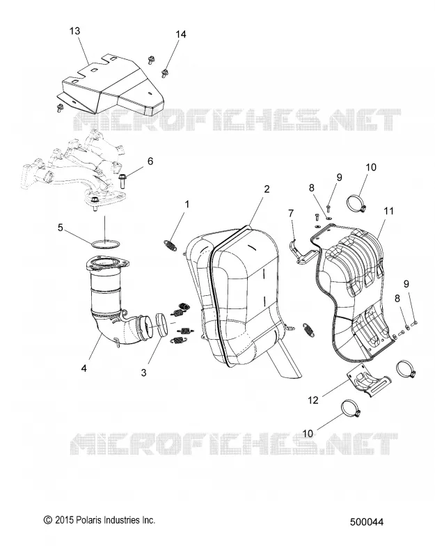 ENGINE, ECHAPPEMENT