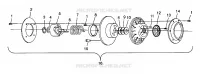 EMBRAYAGE DE TRANSMISSION 600 RMK 0980958 AND EUROPEAN 600 RMK E980958 (4944634463C002)