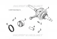 MOTEUR, VILEBREQUIN AND PISTON