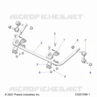 SUSPENSION, REAR BARRE STABILISATRICE