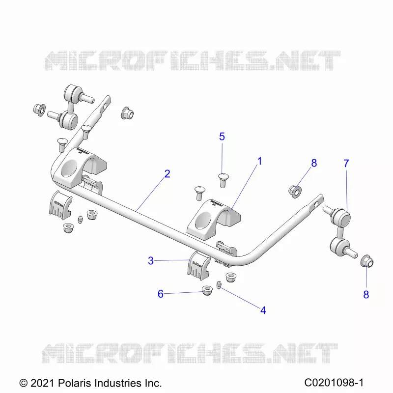 SUSPENSION, REAR BARRE STABILISATRICE