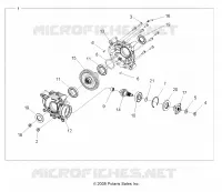 SYSTÈME DE TRANSMISSION, REAR GEARCASE INTERNALS