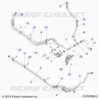REFROIDISSEMENT ROUTING MANIFOLD