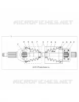 SYSTEME DE TRANSMISSION, REAR HALF SHAFT
