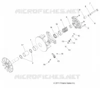 SYSTÈME DE TRANSMISSION, PRIMARY CLUTCH