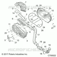 DRIVE TRAIN, COUVERCLE D'EMBRAYAGE AND DUCTING