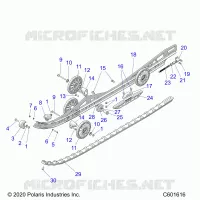 SUSPENSION, RAIL BEAM LH/RH