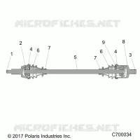 SYSTEME DE TRANSMISSION, FRONT HALF SHAFT