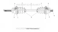 SYSTÈME DE TRANSMISSION, CARDAN AVANT
