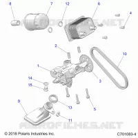 POMPE A HUILE AND OIL COOLER