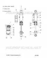 SUSPENSION, AMORTISSEUR AVANT TRACK