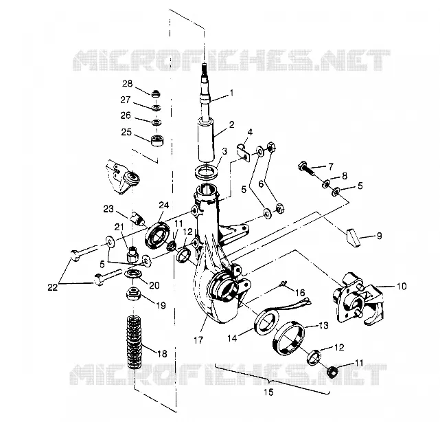 JAMBE DE FORCE AVANT Sportsman 4x4 W948040 (4926842684B004)