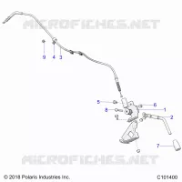 FREIN DE PARKING BRAKE HANDLE