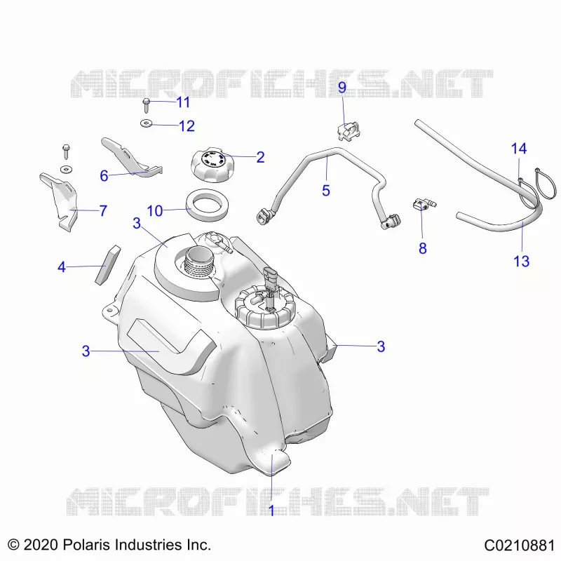 SYSTÃˆME D'ALIMENTATION, FUEL TANK ASM.