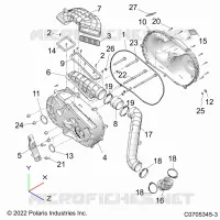 SYSTÃˆME DE TRANSMISSION, CLUTCH COVER AND DUCTING