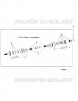 DRIVE TRAIN, TRANSMISSION ARRIERE SHAFT