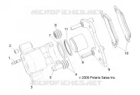 FREIN AVANT CALIPER [BUILT 9/15/14 AND BEFORE]