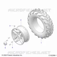 ROUES, FRONT TIRE