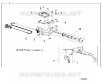 FREIN AVANT BRAKE LEVER AND MASTER CYLINDER