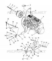 SUPPORT MOTEUR XLT/0930767,XLT SP/0930667    XLT SKS/0930567 (4923012301028A)