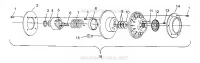 EMBRAYAGE DE TRANSMISSION 500 0972764,  EUROPEAN 500 E972764, 500 SKS 0972564,  EUROPEA (4938393839C009)