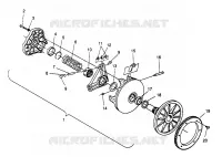 EMBRAYAGE DE TRANSMISSION WIDETRAK LX 0962064 AND EUROPEAN WIDETRAK LX E962064 (4931643164C001)