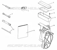 OUTILS TRAIL 0972761, EUROPEAN TRAIL E972761,  TRAIL TOURING 0972262 and (4938313831B013)