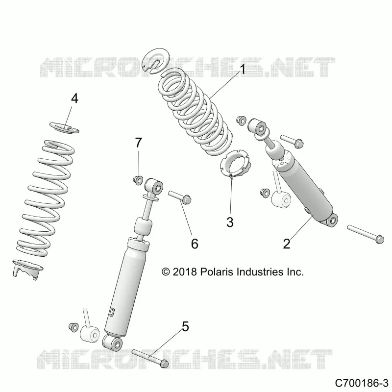 SUSPENSION, AMORTISSEUR AVANT MOUNTING