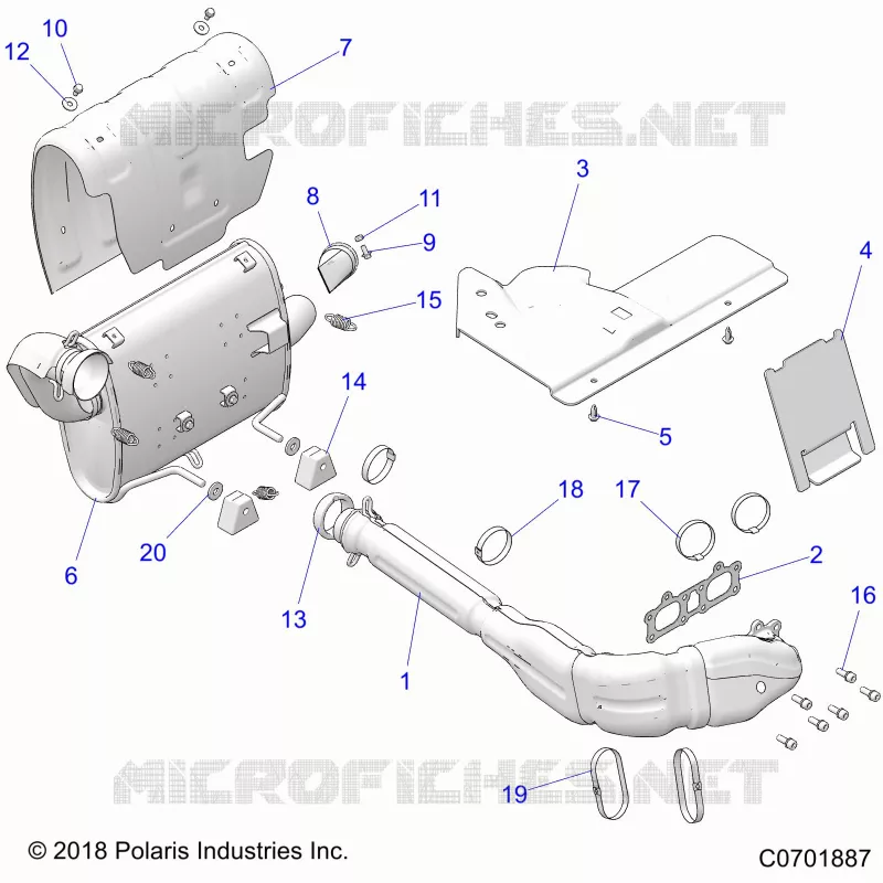 ENGINE, ECHAPPEMENT