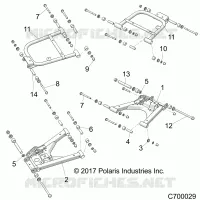 SUSPENSION ARRIERE CONTROL ARMS