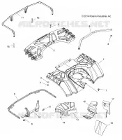 HABITACLE ARRIERE and REAR RACK