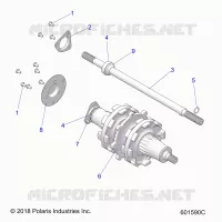 DRIVE TRAIN, JACKSHAFT AND ARBRE DE TRANSMISSION