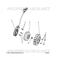 ENGINE, STATOR AND FLYROUE