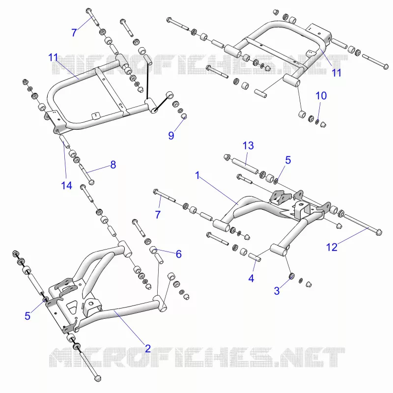 SUSPENSION ARRIERE CONTROL ARMS