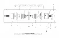 SYSTÈME DE TRANSMISSION, ARBRE DE TRANSMISSION ARRIERE