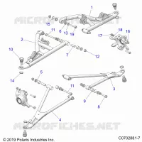 SUSPENSION AVANT CONTROL ARMS