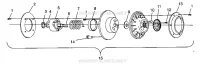 EMBRAYAGE DE TRANSMISSION ASSEMBLY RXL 0940768 AND RXL TOURING 0940869 (4925062506030A)