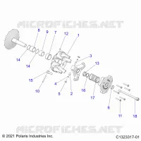 SYSTÃˆME DE TRANSMISSION, PRIMARY CLUTCH