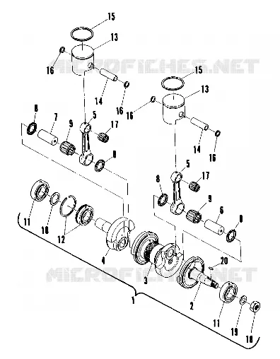 PISTON AND VILEBREQUIN (400) (4910941094035A)