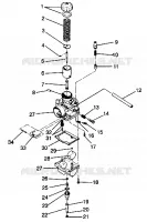 CARBURATEUR 440 0942760 and 440 SKS 0942560 (4925072507034A)