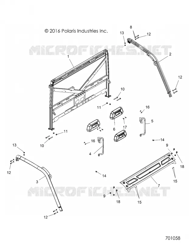 CHASSIS, CAB CADRE