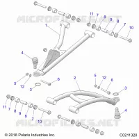 SUSPENSION AVANT A-ARMS