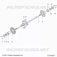 SUSPENSION ARRIERE AXLE