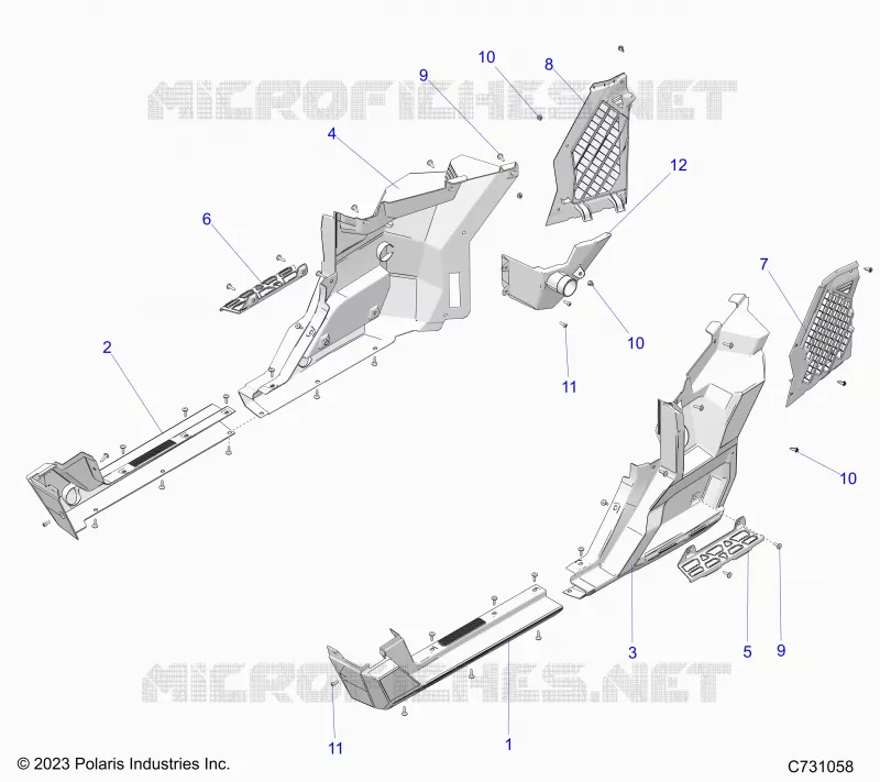 CARROSSERIE ARRIERE FENDERS AND ROCKERS
