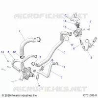 MOTEUR, WATERPUMP AND BYPASS