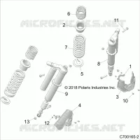 SUSPENSION ARRIERE SHOCK MOUNTING