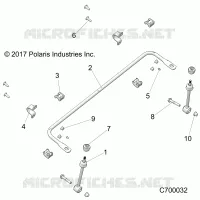 SUSPENSION, FRONT BARRE STABILISATRICE