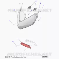 ELECTRICITE, HEADLIGHT AND TAILLIGHT