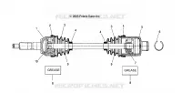 ARBRE DE TRANSMISSION ARRIERE
