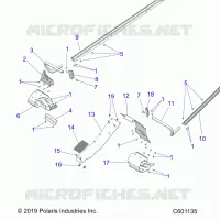 CHASSIS, PROTECTION D'EMBRAYAGE, FOOTRESTS, TUNNEL GRIPS